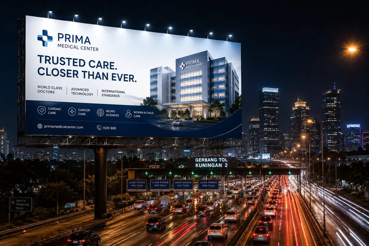 Billboard Jakarta Tol Kuningan